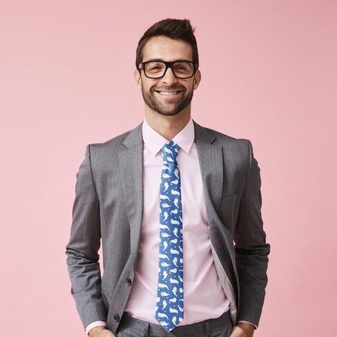Novelty Necktie for Men (Pretty Seals Pattern) Fun Conversational Silky Tie, Neck Tie for Party, Events, Unique and Original in Saudi Arabia