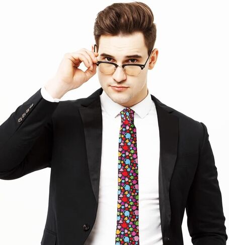 ( High Tea Cups Teapots ) Fashion Novelty Necktie, Conversation Neckwear Ties Great for Party and Events in Saudi Arabia