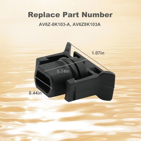 Radiator Cap Radiator Coolant Overflow Drain Cap Compatible with Ford Focus 2012-2018 Transit Connect 2014-2016 Fiesta 2014-2019 Replace# AV6Z-8K103-A in Saudi Arabia