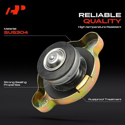 A-Premium Radiator Cap Cover - Compatible with Toyota, Mazda, Nissan, Lexus, Hyundai, Honda, Kia, Suzuki, Ford, Dodge, Chevrolet, GMC Models - Camry, Corolla Land Cruiser, 4Runner, 323, Pathfinder in Saudi Arabia