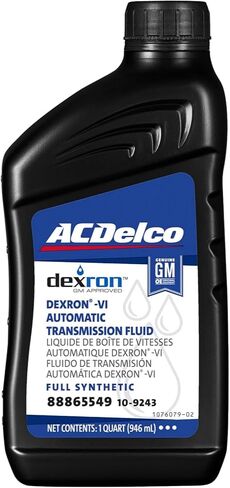 ACDelco 10-9243 (88865549) Dexron VI Full Synthetic Automatic Transmission Fluid - 1 qt (Case of 12) in Saudi Arabia