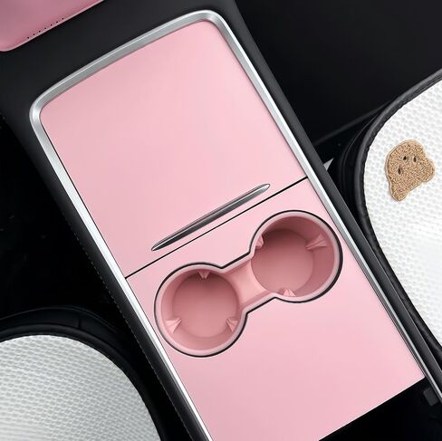 frani Center Console Cover 5Pcs Set for Tesla Model 3 2021-2023 Model Y 2021-2025(Not for My Juniper),Tesla Interior Center Console Cover Decor Accessories Pink in Kuwait
