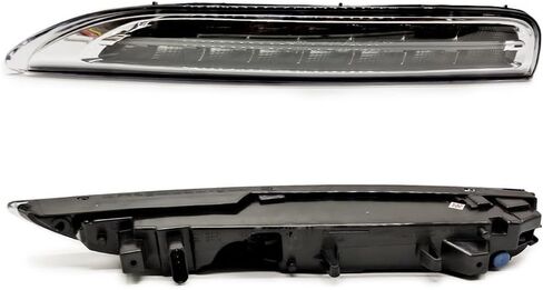 2pcs LED LED نهار تشغيل الضوء الأمامي مصباح الضباب DRL DRL مصباح الإشارة ل PORSCHE CAYENNE 2011 2012 2013 in Saudi Arabia