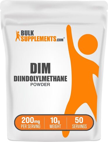 BulkSupplements.com Diindolylmethane (DIM) Powder - Progesterone Supplements - Estrogen Blocker - Dim Supplement - Acne Supplements - Estrogen Blocker For Men (100 Grams - 3.5 oz) in Saudi Arabia