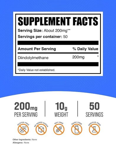 BulkSupplements.com Diindolylmethane (DIM) Powder - Progesterone Supplements - Estrogen Blocker - Dim Supplement - Acne Supplements - Estrogen Blocker For Men (100 Grams - 3.5 oz) in Saudi Arabia
