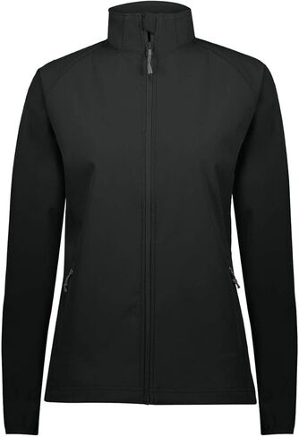 Holloway Sportswear Womens Featherlight Soft Shell Jacket XL Black in Saudi Arabia