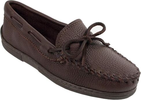 Minnetonka Moosehide Classic Women's Slip On 8 C/D US Black in Saudi Arabia