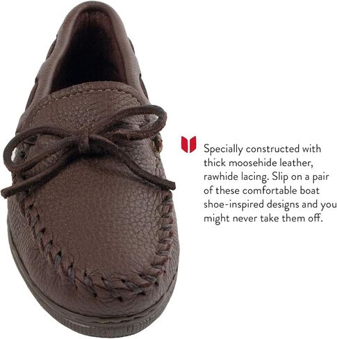 Minnetonka Moosehide Classic Women's Slip On 8 C/D US Black in Saudi Arabia