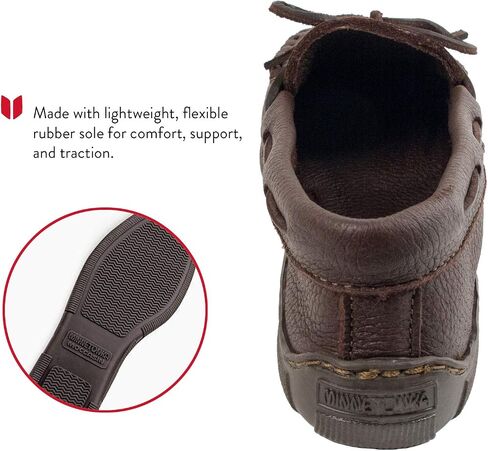 Minnetonka Moosehide Classic Women's Slip On 8 C/D US Black in Saudi Arabia