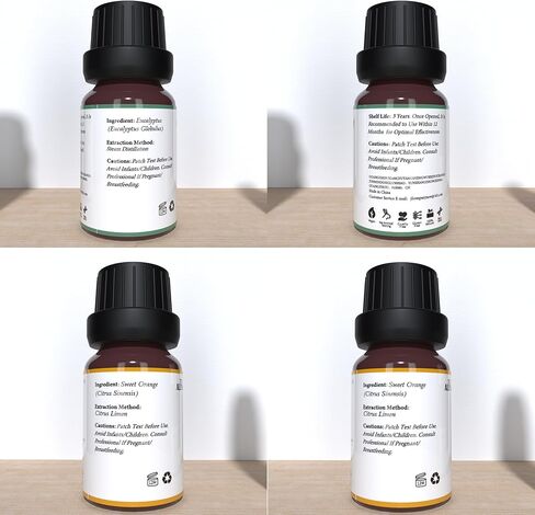 100% Pure Essential Oils Fall Spice Scented Oil 6x10ml for Candle Soap Slime Making Diffuser Home Aromatherapy Scents Gift Set Fennel Cinnamon Ginger Black Pepper Nutmeg Litsea Cubeba in Saudi Arabia