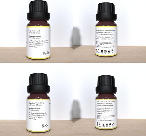 100% Pure Essential Oils Fall Spice Scented Oil 6x10ml for Candle Soap Slime Making Diffuser Home Aromatherapy Scents Gift Set Fennel Cinnamon Ginger Black Pepper Nutmeg Litsea Cubeba in Saudi Arabia