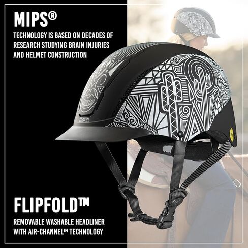 Troxel Spirit MIPS Duratec Horseback Riding Helmet Black L in Kuwait