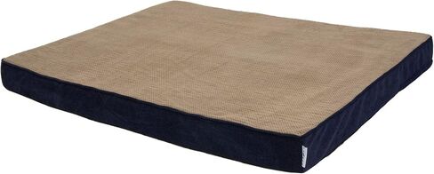 La-Z-Boy Petmate Bentley Orthopedic Foam XX-Large Dog Bed Midnight Blue (50 x 40 x 4 inches) for Dogs up to 125lbs with Supportive Foam Durable Removable Washable Cover in Saudi Arabia