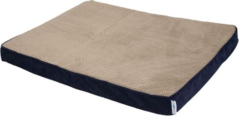 La-Z-Boy Petmate Bentley Orthopedic Foam XX-Large Dog Bed Midnight Blue (50 x 40 x 4 inches) for Dogs up to 125lbs with Supportive Foam Durable Removable Washable Cover in Saudi Arabia