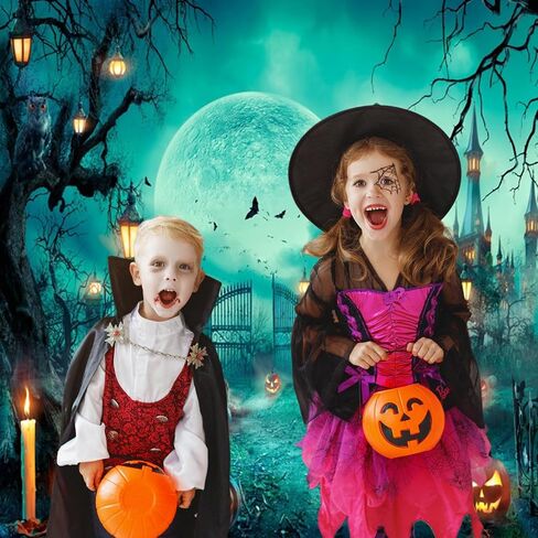 Halloween Backdrop 10x8ft Happy Halloween Party Photo Background for Kids Adults Scary Cemetery Graveyard Skeleton Spooky Ghost Halloween Banner Decorations Halloween Backdrops for Photography in Saudi Arabia