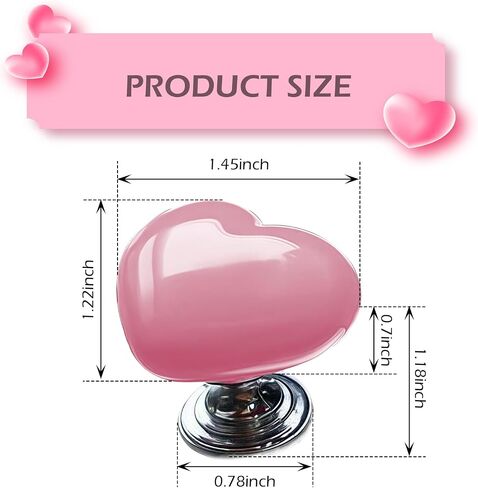 Enigne Start Button Switch Cover, Heart Decorative Push-to-Start Rocker Lever Button Switch, Ceramic + Metal Ignition Anti-Scratch Protector, for Most Cars Trucks (Pink #01) in Saudi Arabia
