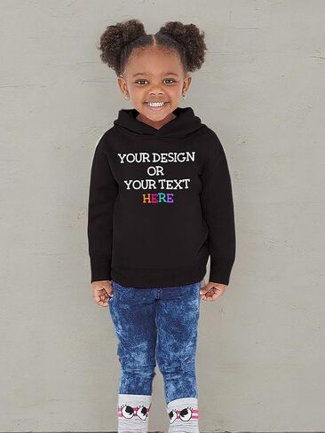 Awkward Styles Personalized Hoodie for Girls Boys Toddler DIY Design Photo Text Custom Sweatshirt 2-6 Years Old in Kuwait