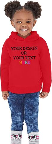Awkward Styles Personalized Hoodie for Girls Boys Toddler DIY Design Photo Text Custom Sweatshirt 2-6 Years Old in Kuwait