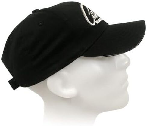 John Rock Star Camaro Chrome Metal Look Logo Black Baseball Hat in Saudi Arabia