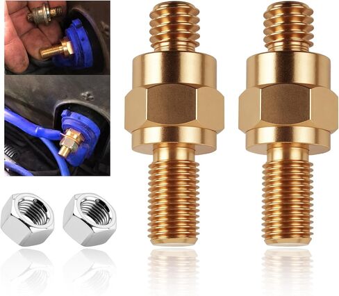 2 مجموعة من الجانبية التمديد البطارية التمديد الترباس مع المكسرات ، 3/8 "-16 الخشنة و 3/8" -24 غاية الأسنان براغي البطارية ، الترباس الطرفي للبطاريات لنقل تيار موثوق به in Kuwait