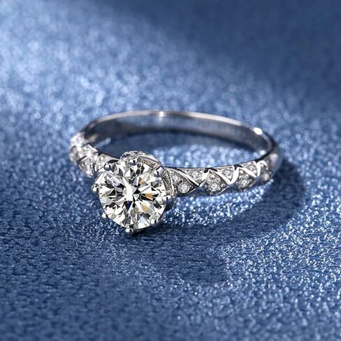 Crown Diamond Ring for Women | D-Color VVS1, Excellent Cut | Unique Engagement Symbol | Exquisite Craftsmans in Saudi Arabia