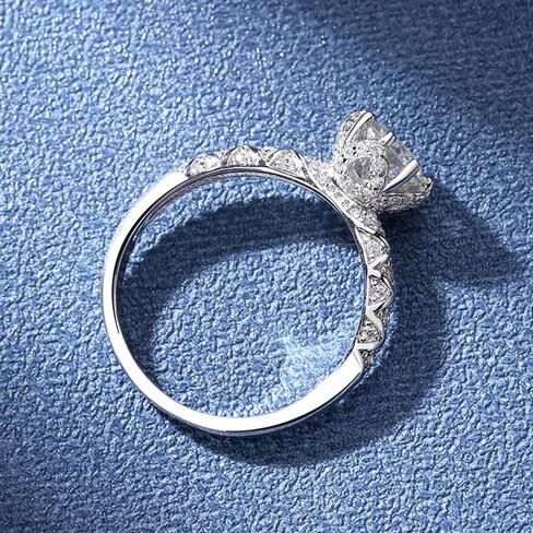 Crown Diamond Ring for Women | D-Color VVS1, Excellent Cut | Unique Engagement Symbol | Exquisite Craftsmans in Saudi Arabia