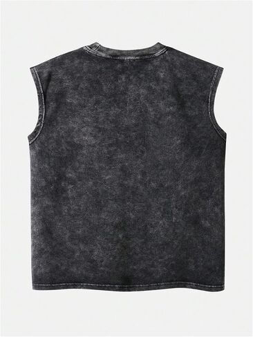 Men's Eye Graphic Tank Top Vintage Crew Neck Summer Casual Sleeveless Tops Streetwear in Kuwait