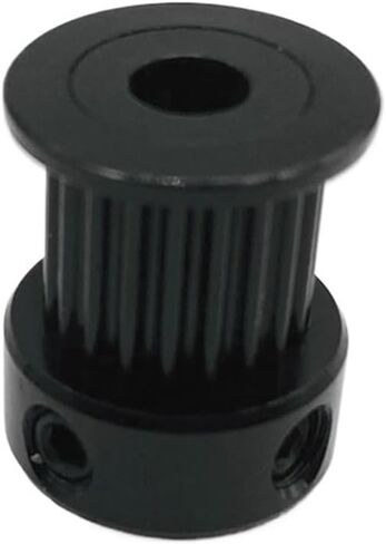 3D Printer Parts GT2 Black Timing Belt Pulley 2GT 20 Tooth Aluminum Hole 3/3.17/4/5/6/6.35/8mm Width 6/9/10mm 2GT Round Pulley(6mm) in Saudi Arabia