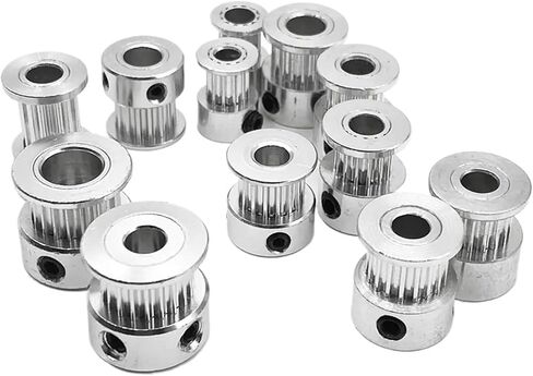 2GT 2M14T 15T 16T 17T 18T 20Teeth GT2 Timing Belt Pulley Hole 3/3.17/4/5/6/6.35/8mm Belt Width 6/10mm synchronous Pulley(5mm,20TEETH_6MM) in Saudi Arabia