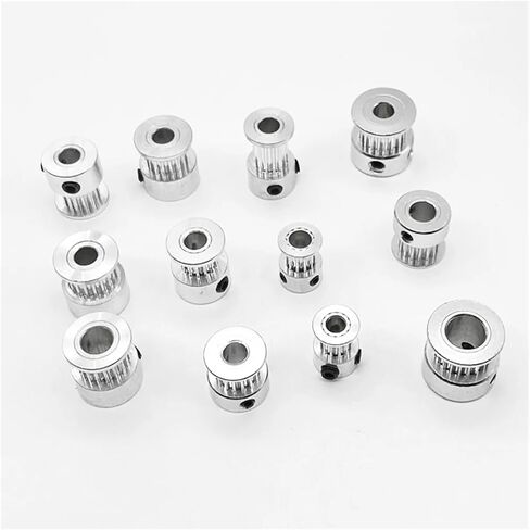 2GT 2M14T 15T 16T 17T 18T 20Teeth GT2 Timing Belt Pulley Hole 3/3.17/4/5/6/6.35/8mm Belt Width 6/10mm synchronous Pulley(5mm,20TEETH_6MM) in Saudi Arabia