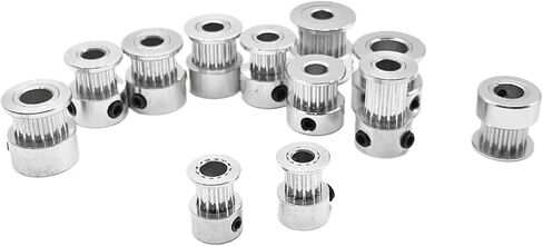 2GT 2M14T 15T 16T 17T 18T 20Teeth GT2 Timing Belt Pulley Hole 3/3.17/4/5/6/6.35/8mm Belt Width 6/10mm synchronous Pulley(5mm,20TEETH_6MM) in Saudi Arabia