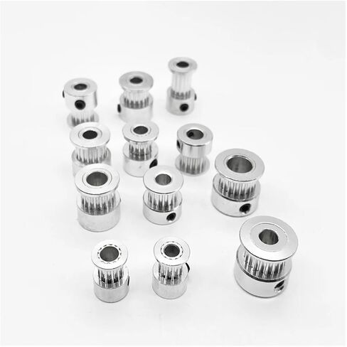 2GT 2M14T 15T 16T 17T 18T 20Teeth GT2 Timing Belt Pulley Hole 3/3.17/4/5/6/6.35/8mm Belt Width 6/10mm synchronous Pulley(5mm,20TEETH_6MM) in Saudi Arabia