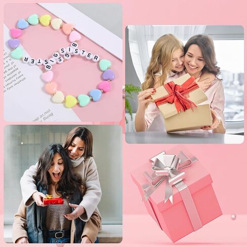 2 PCS سوار أخت كبير ملونة لبعض أخت إعلان ابنة ابنة ابنة أخت عيد ميلاد عيد الميلاد عيد الهالوين هدية جديدة in Saudi Arabia