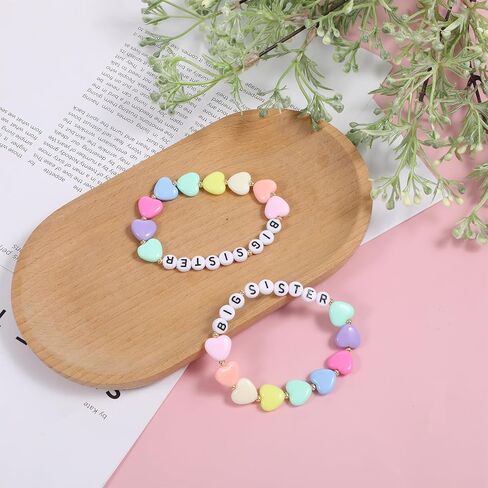 2 PCS سوار أخت كبير ملونة لبعض أخت إعلان ابنة ابنة ابنة أخت عيد ميلاد عيد الميلاد عيد الهالوين هدية جديدة in Saudi Arabia