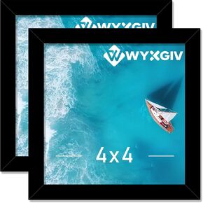 6x8 Picture Frame Set of 2, Lightweight yet Durable Black Frame with High-clarity Plastic Display 6 x 8 Inch Photo Horizontally/Vertically (2 Packs|Black|6"x8") in Saudi Arabia