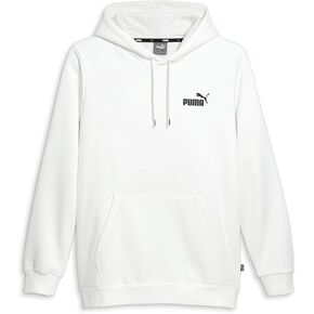 PUMA Mens Essentials Small Logo Hoodie Casual Outerwear Casual - White - Size M in Saudi Arabia