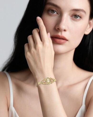 J & H Diaguvelo Virgin Mary Bracelet for Women Catholic Trendy Cubic Zirconia Christian Dainty Charm Rhinestone Gold Jewelry Mujer Virgen de Guadalupe Pulseras Holy Gifts in Saudi Arabia
