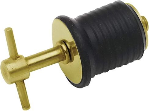 SeaSense Drain- One -Way Safety Plug, Gold, 1/2" NPT in Saudi Arabia