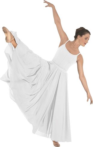 EUROTARD Womens Voluminous Full Length Triple Panel Praise Skirt 13674 in Saudi Arabia
