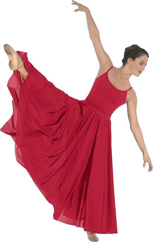 EUROTARD Womens Voluminous Full Length Triple Panel Praise Skirt 13674 in Saudi Arabia