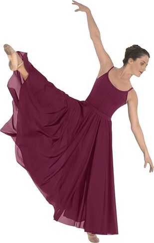 EUROTARD Womens Voluminous Full Length Triple Panel Praise Skirt 13674 in Saudi Arabia