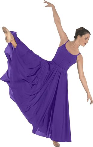 EUROTARD Womens Voluminous Full Length Triple Panel Praise Skirt 13674 in Saudi Arabia