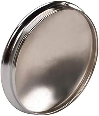 Speedway Motors Baby Moon Chrome Hubcaps for Smooth Steel Wheels, Set of 4, Fit 15" Smooth Steel Wheels and Feature Snap-In Assembly, Caps are 8-1/4" O.D in Saudi Arabia