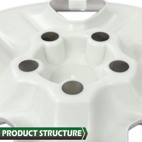 Grand Orange 17 "Hubcap Covers 1pcs ، يغطي غطاء محور الجلد البديل للسيارات متوافقًا مع 2006-2011 Toyota Rav4 ، Toyota Rav4 2012 (البنزين) in Kuwait