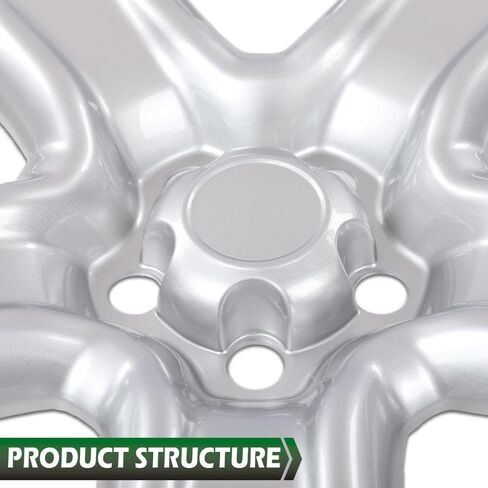 Grand Orange 17 "Hubcap Covers 1pcs ، يغطي غطاء محور الجلد البديل للسيارات متوافقًا مع 2006-2011 Toyota Rav4 ، Toyota Rav4 2012 (البنزين) in Kuwait