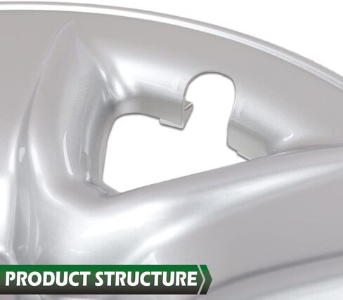 Grand Orange 17 "Hubcap Covers 1pcs ، يغطي غطاء محور الجلد البديل للسيارات متوافقًا مع 2006-2011 Toyota Rav4 ، Toyota Rav4 2012 (البنزين) in Kuwait