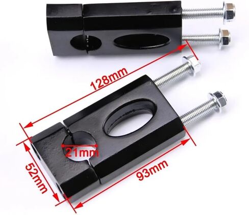 دراجة نارية مشابك الأشجار الثلاثية الجذعية للتوجيه لـ CFR لـ RX لـ SSR لـ SGD Pitbike Motorbike Stabilizer Suspension 50 70cc 90cc 125cc 150cc parts in Saudi Arabia