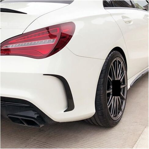 6pcs Carbon Car Car Plumper Spoiliter Side Side Air Vent Canard Trim Kit متوافق مع Benz CLA CLA200 220 250 260 2016-2019 ، Binbin06792 Store in Kuwait