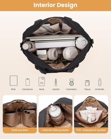 حقيبة Lovevook Gym for Women 3pcs Buffer Duffle Bag للسفر Soprt Workender و Tote بين عشية وضحا in Kuwait