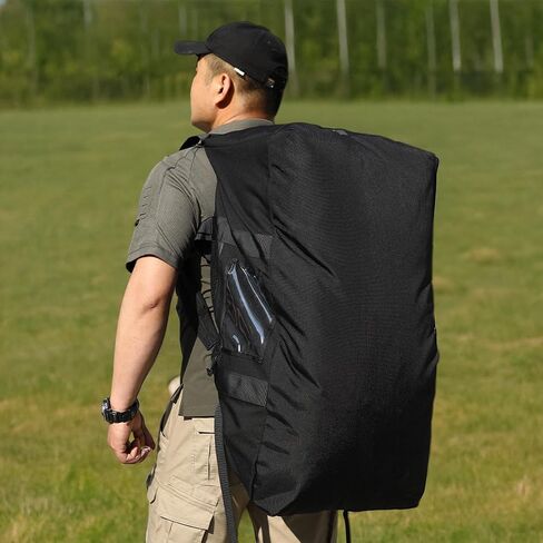 130L Tactical Travel Duffle Bag Large Capacity Waterproof Full-Access Opening Foldable Military Backpack Travel for Outdoor Camping Hunting Weekender Gym Traveling Workout Deployment in Saudi Arabia